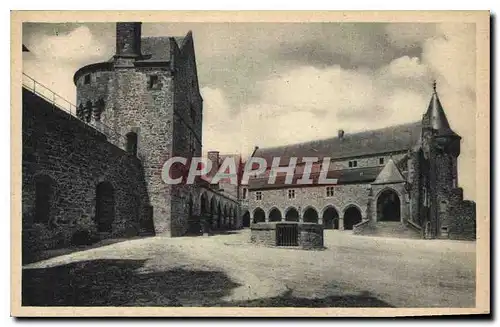 Cartes postales Vitre Ille et Vilaine Le Chateau Cour Interieure