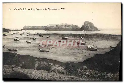 Ansichtskarte AK Cancale Les Rochers de Cancale