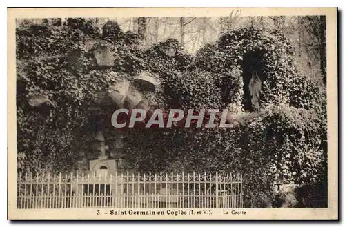 Cartes postales Saint Germain en Cogles La Grotte