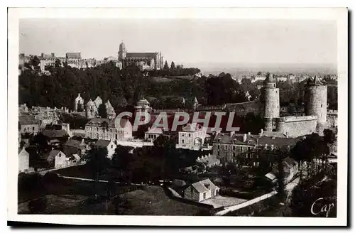 Cartes postales Fougeres Vue generale du Chateau