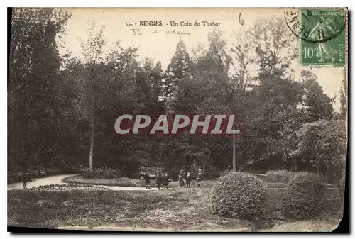 Cartes postales Rennes Un Coin du Thabor