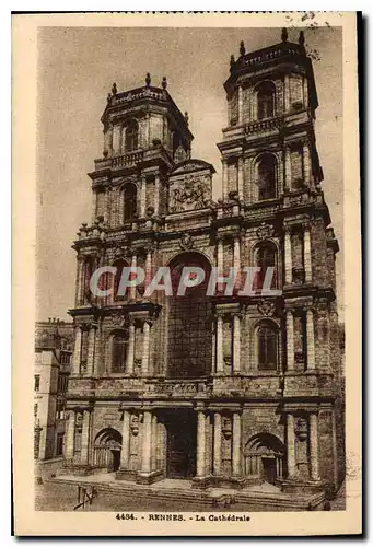 Cartes postales Rennes La Cathedrale