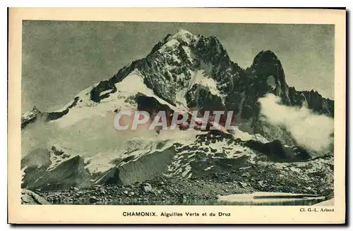 Cartes postales Chamonix Aiguilles Verte et du Druz