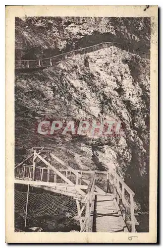 Ansichtskarte AK Haute Savoie Servoz Gorges de la Diosaz Pont du Soufflet