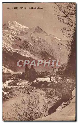 Cartes postales Chamonix et le Mont Blanc