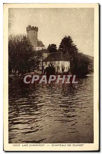 Cartes postales Lac d'Annecy Chateau de Duingt