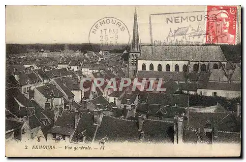 Cartes postales Nemours Vue generale