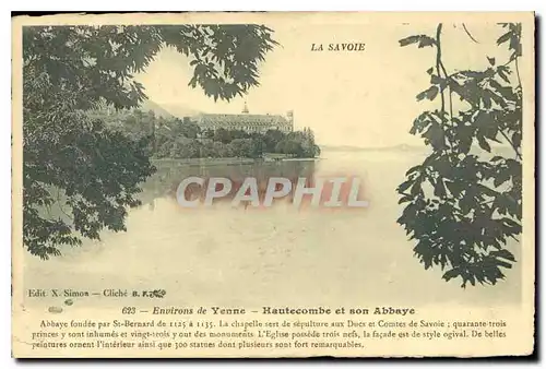 Cartes postales Environs de Yonne Hautecombe et son Abbaye
