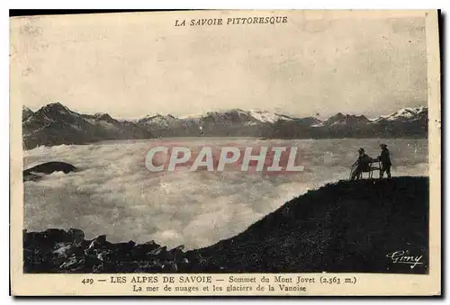 Cartes postales Les Alpes de Savoie Sommet du Mont Jovet