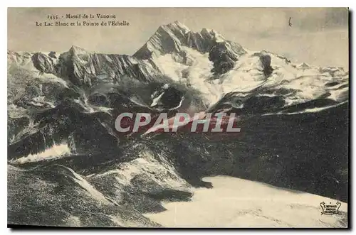 Ansichtskarte AK Massif de la Vanoise Le Lac Blanc et la Pointe de l'Echelle