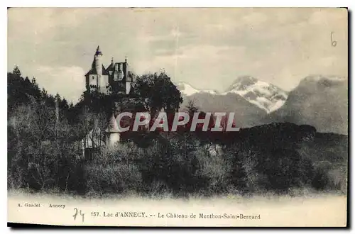 Cartes postales Lac d'Annecy Le Chateau de Menthon Saint Bernard