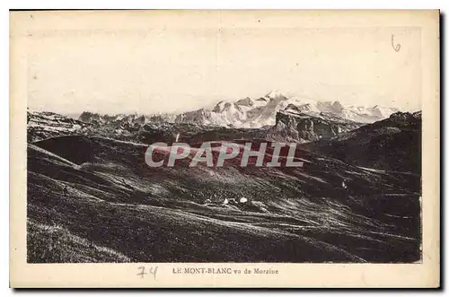 Cartes postales Le Mont Blanc vu de Morzine