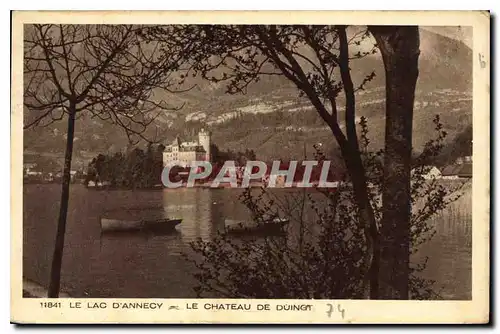 Cartes postales Le Lac d'Annecy Le Chateau de Duingt