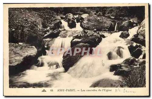 Cartes postales Assy Passy Les cascades de l'Ugine