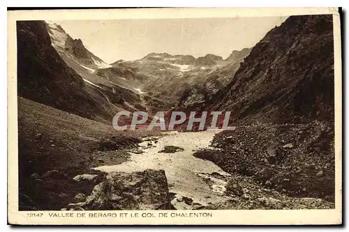 Cartes postales Vallee de Berard et le Col de Chalenton