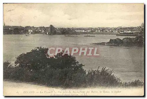 Ansichtskarte AK Dinard La Vicomte Vue prise du Rond Point des Buttes