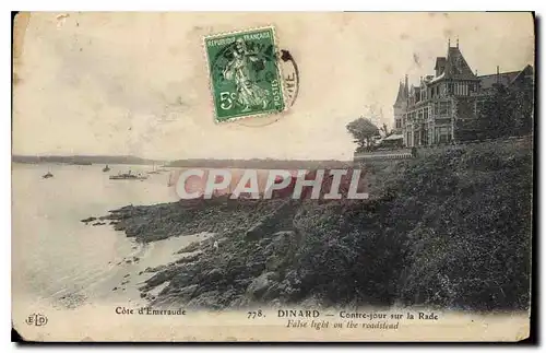 Cartes postales Dinard Contre jour sur la Rade