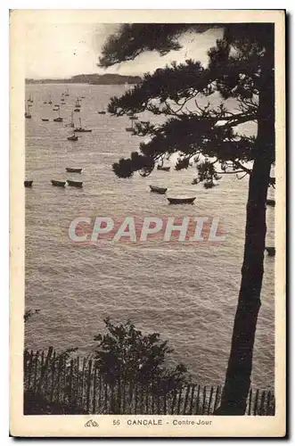 Cartes postales Cancale Contre jour