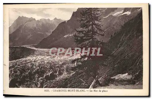 Cartes postales Chamonix Mont Blanc La Mer de Glace