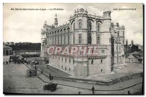 Cartes postales Saint Germain en Laye Le Chateau vue panoramique