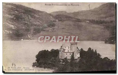 Cartes postales Lac d'Annecy Duingt Le Chateau