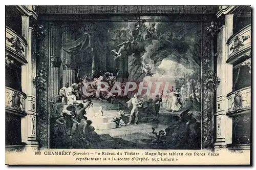 Cartes postales Chambery Savoie Le Rideau du Theatre