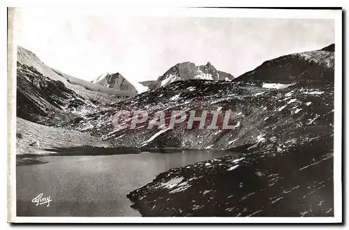 Cartes postales Les Alpes de Savoie Massif de la Vanoise Le Lac Long