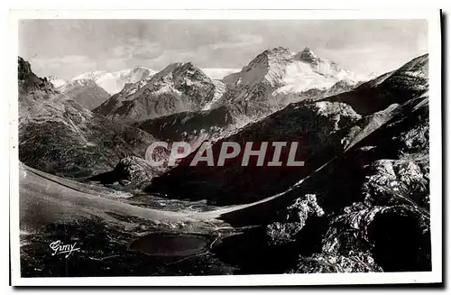 Cartes postales Les Alpes de Savoie Le Lac Rond et la Col de la Vanoise