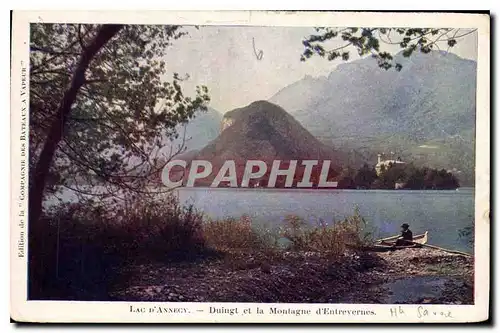 Ansichtskarte AK Lac d'Annecy Duingt et la Montagne d'Entrevernes