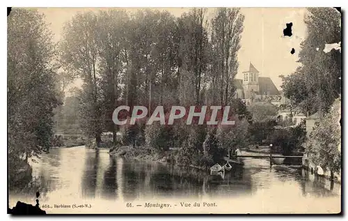 Cartes postales Montigny Vue du Pont