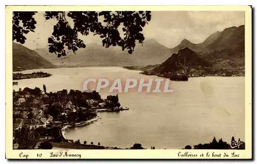 Cartes postales Lac d'Annecy Talloires et le bout du Lac