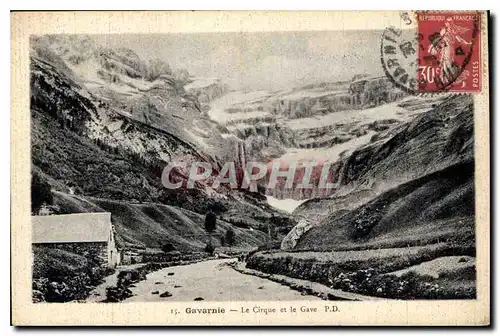 Cartes postales Gavarnie Le Cirque et le Gave