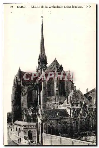 Cartes postales Dijon Abside de la Cathedrale Saint Benigne