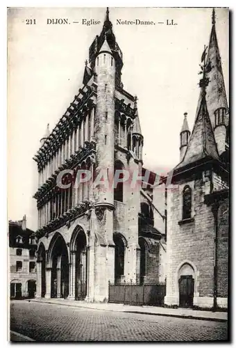 Cartes postales Dijon Eglise Notre Dame