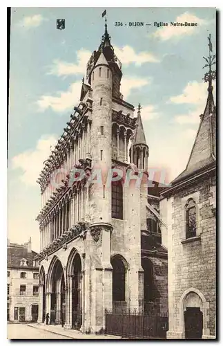 Cartes postales Dijon Eglise Notre Dame