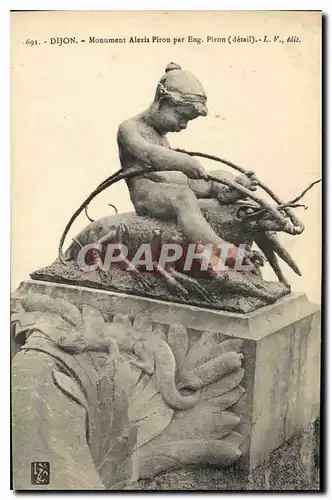 Cartes postales Dijon Monument Alexis Piron Langouste