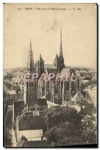 Ansichtskarte AK Dijon Vue prise de l'Eglise St Jean