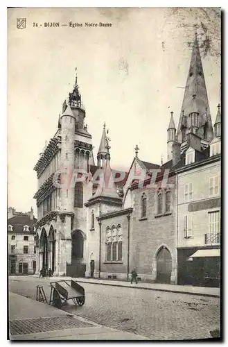 Cartes postales Dijon Eglise Notre Dame