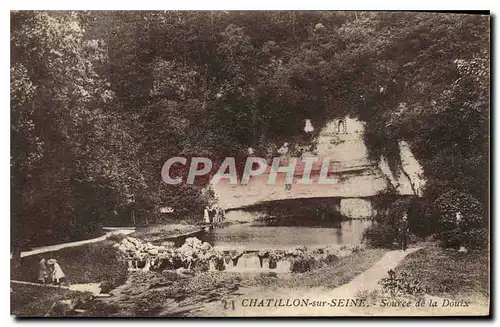 Cartes postales Chatillon sur Seine Source de la Douix