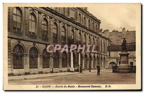 Ansichtskarte AK Dijon Entree du Musee Monument Rameau