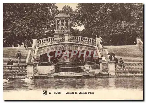 Ansichtskarte AK Dijon Cascade du Chateau d'Eau