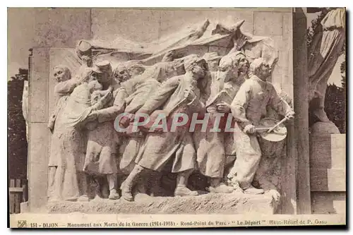 Ansichtskarte AK Dijon Monument aux Morts de la Guerre Rond Point du Parc