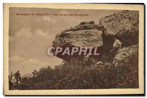 Cartes postales Montagne de Beaune Les Roches de Rochetain