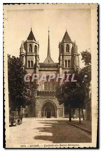 Ansichtskarte AK Dijon Cathedrale Saint Benigne