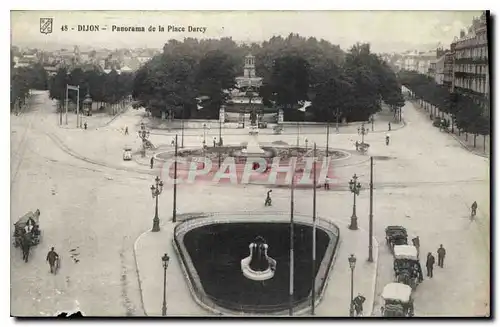 Cartes postales Dijon Panorama de la Place Darcy