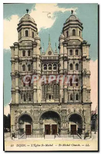 Cartes postales Dijon L'Eglise St Michel