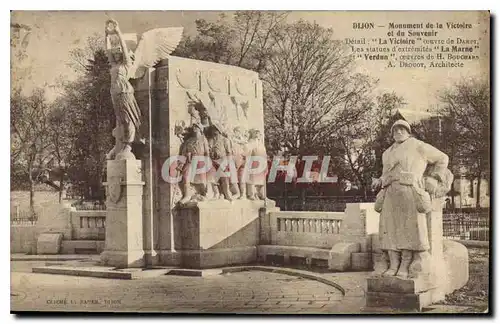 Ansichtskarte AK Dijon Monument de la Victoire et du Souvenir