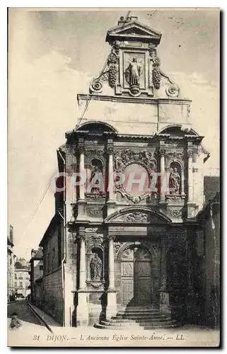 Ansichtskarte AK Dijon L'Ancienne Eglise Sainte Anne