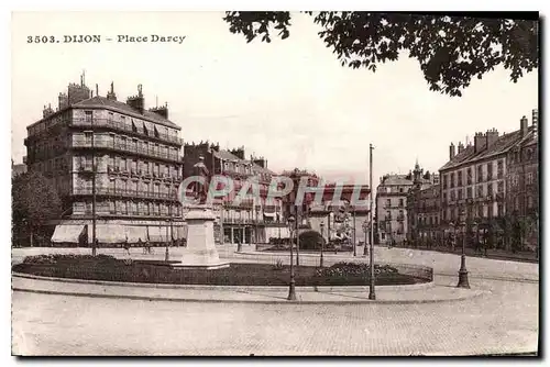 Cartes postales Dijon Place Darcy