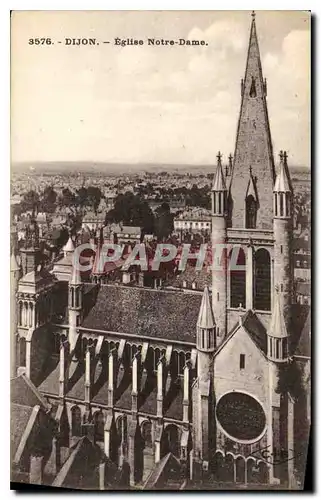 Cartes postales Dijon Eglise Notre Dame